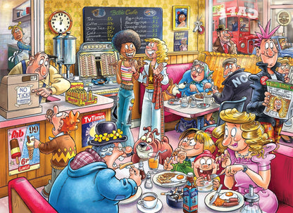 Jumbo Universalios dėlionės Wasgij Destiny 27 - Café to Latte! 1000