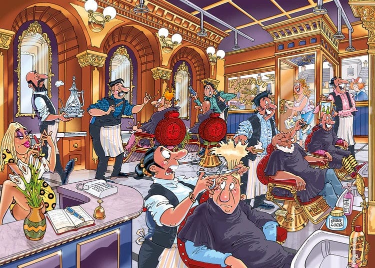 Jumbo Universalios dėlionės Wasgij Mystery 27 A Close Shave!, 1000