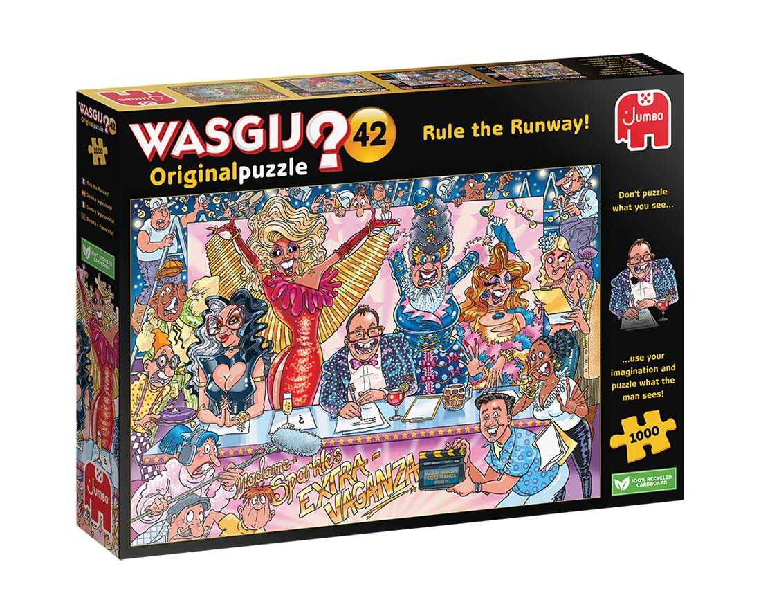 Jumbo Universalios dėlionės Wasgij Original 42: Rule the runway! 1000