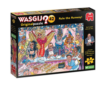 Jumbo Universalios dėlionės Wasgij Original 42: Rule the runway! 1000