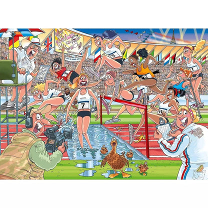 Jumbo Universalios dėlionės Wasgij Original 44: Summer Games, 1000