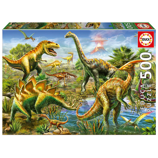 Jurassic Playground, 500-Universalios dėlionės-Brain Games LT