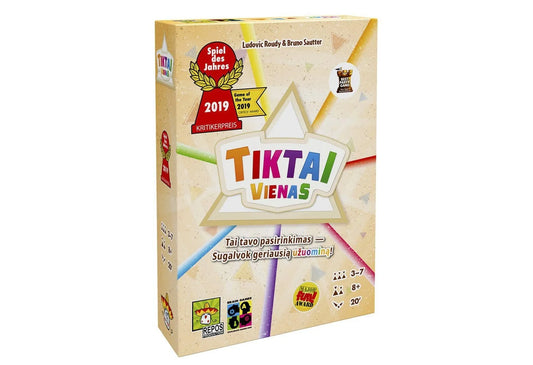 Just One - Tiktai Vienas-Stalo žaidimai-Brain Games LT