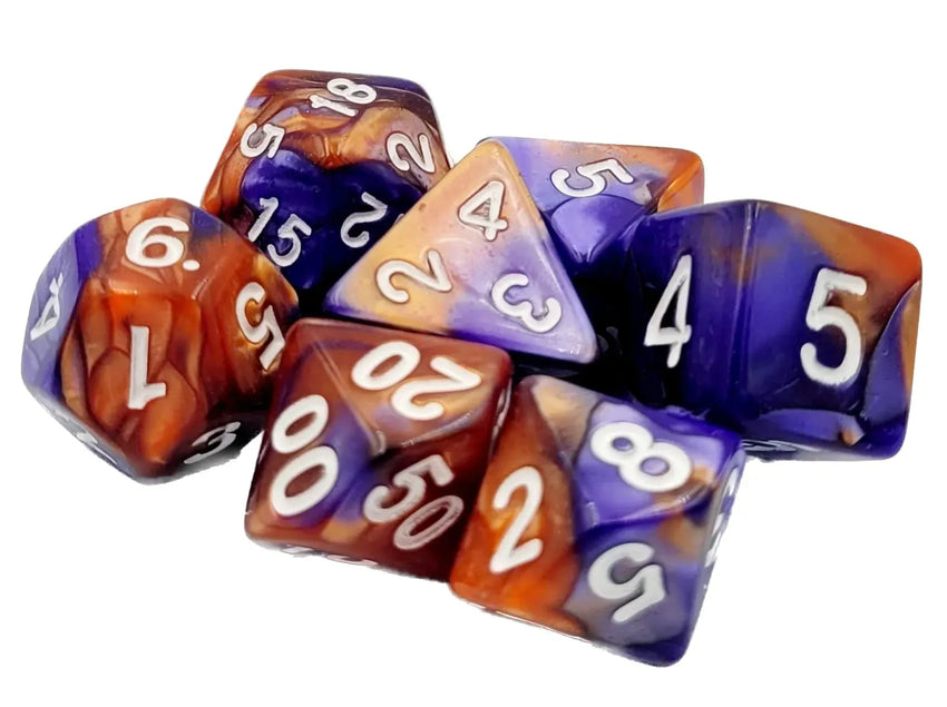 Kauliukų rinkinys: Copper/Purple (7)-Kita-Brain Games LT
