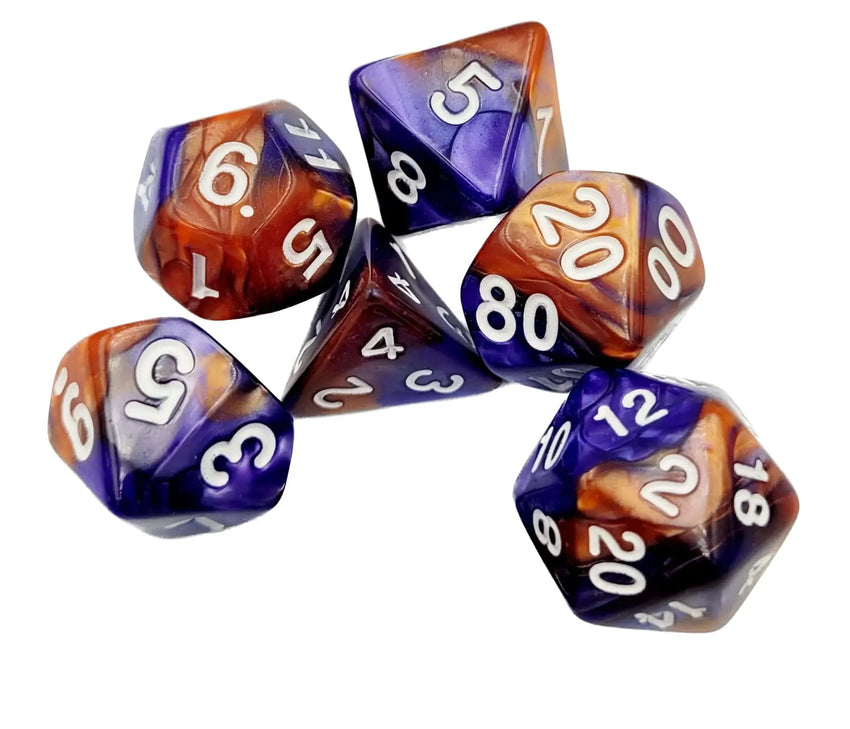 Kauliukų rinkinys: Copper/Purple (7)-Kita-Brain Games LT