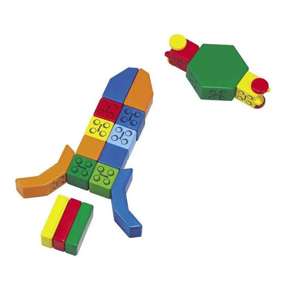 Klasikinis „People Blocks“ magnetinių kaladėlių rinkinys-Konstruktoriai-Brain Games LT