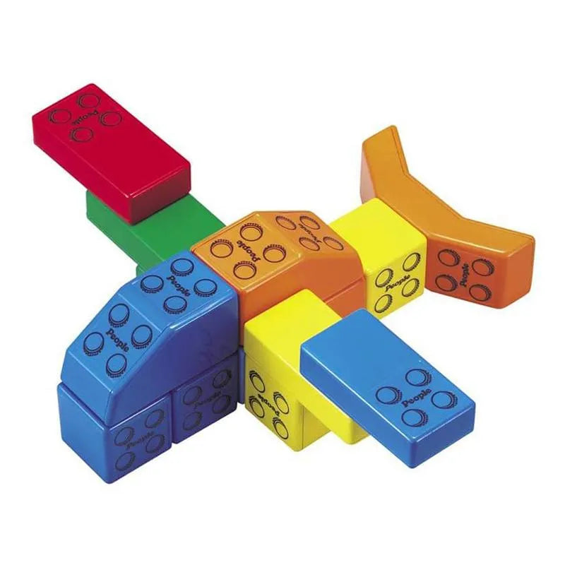 Klasikinis „People Blocks“ magnetinių kaladėlių rinkinys-Konstruktoriai-Brain Games LT