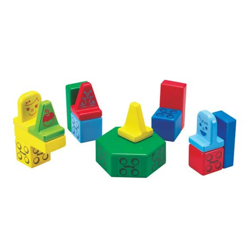 Klasikinis „People Blocks“ magnetinių kaladėlių rinkinys-Konstruktoriai-Brain Games LT