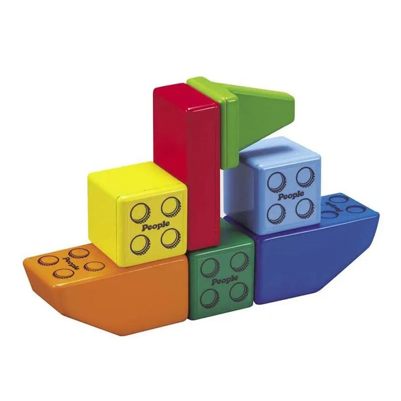 Klasikinis „People Blocks“ magnetinių kaladėlių rinkinys-Konstruktoriai-Brain Games LT