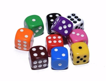Klasikinis žaidimų kauliukas, spalvotas-Kita-Brain Games LT