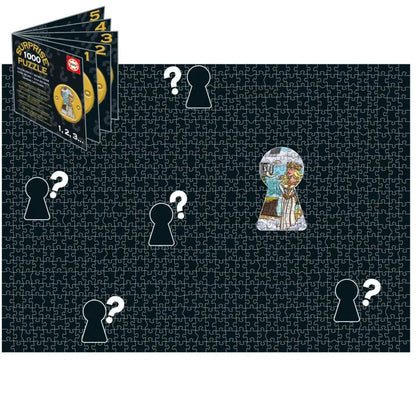 Knights Round Table, 1000-Universalios dėlionės-Brain Games LT