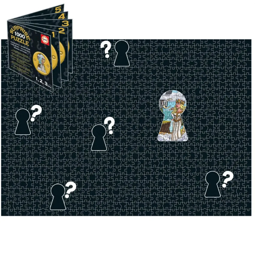 Knights Round Table, 1000-Universalios dėlionės-Brain Games LT