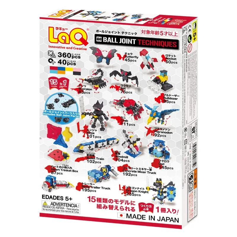 Konstruktorius LaQ „Ball Joint Techniques“-Konstruktoriai-Brain Games LT