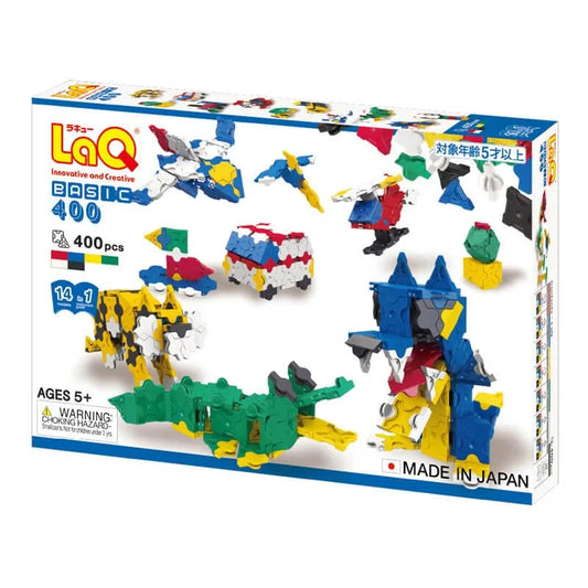 Konstruktorius LaQ „Basic 400” pirmasis rinkinys-Konstruktoriai-Brain Games LT