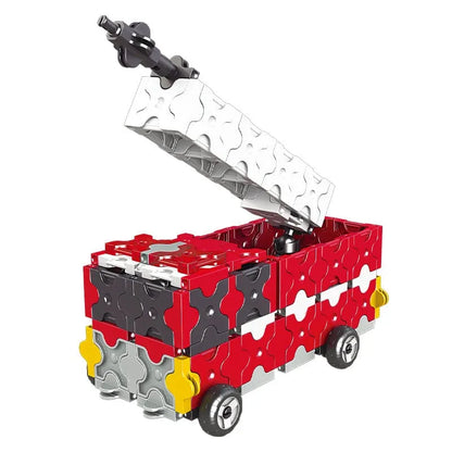 Konstruktorius LaQ „Hamacron Constructor Emergency Vehicles”-Konstruktoriai-Brain Games LT