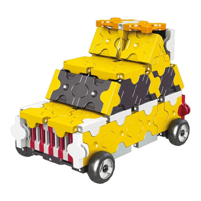 Konstruktorius LaQ „Hamacron Constructor Emergency Vehicles”-Konstruktoriai-Brain Games LT