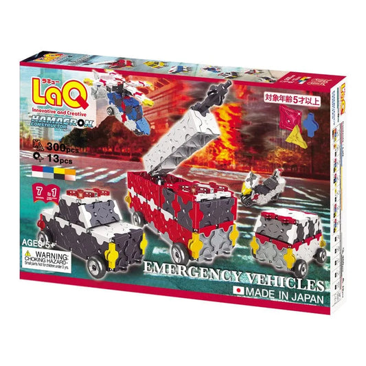 Konstruktorius LaQ „Hamacron Constructor Emergency Vehicles”-Konstruktoriai-Brain Games LT
