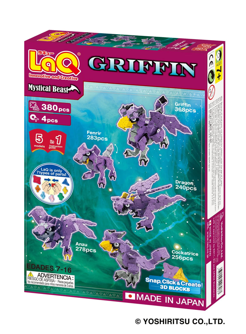 Konstruktorius LaQ „Mystical Beast Griffin“-Konstruktoriai-Brain Games LT