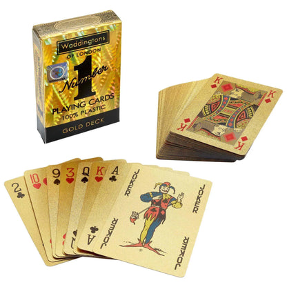 Kortos GOLD Waddington-Klasikiniai žaidimai-Brain Games LT