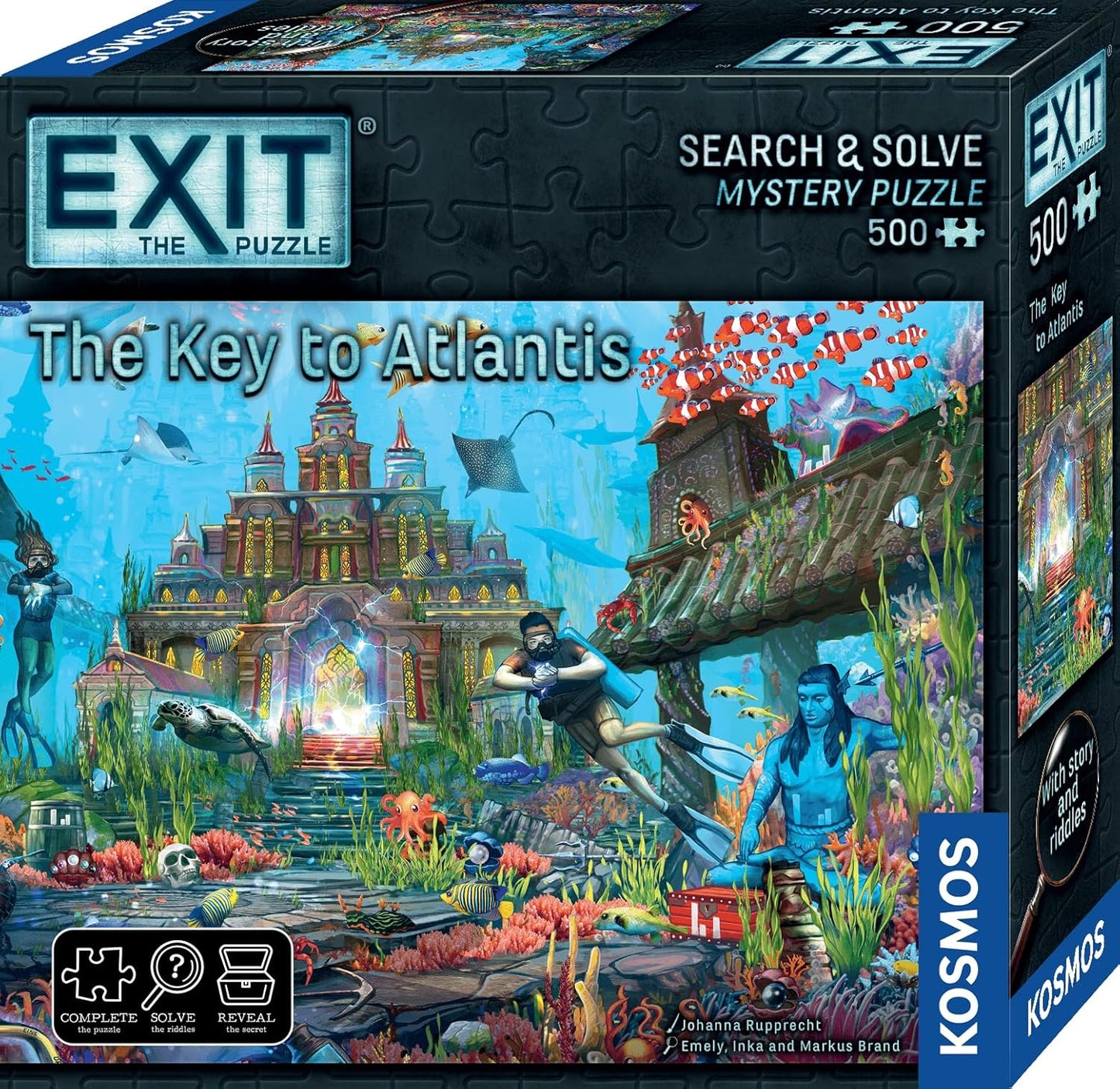 Kosmos Galvosūkiai Exit JIGSAW: The Key to Atlantis dėlionė