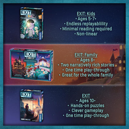 Kosmos Stalo žaidimai EXIT: The Game – Family: 2 Escape Adventures