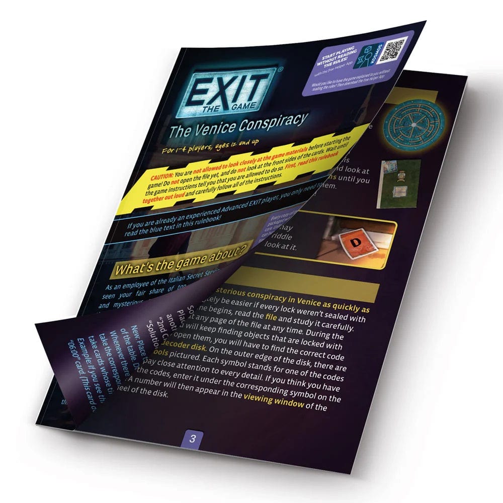 Kosmos Stalo žaidimai Exit: The Game: The Venice Conspiracy