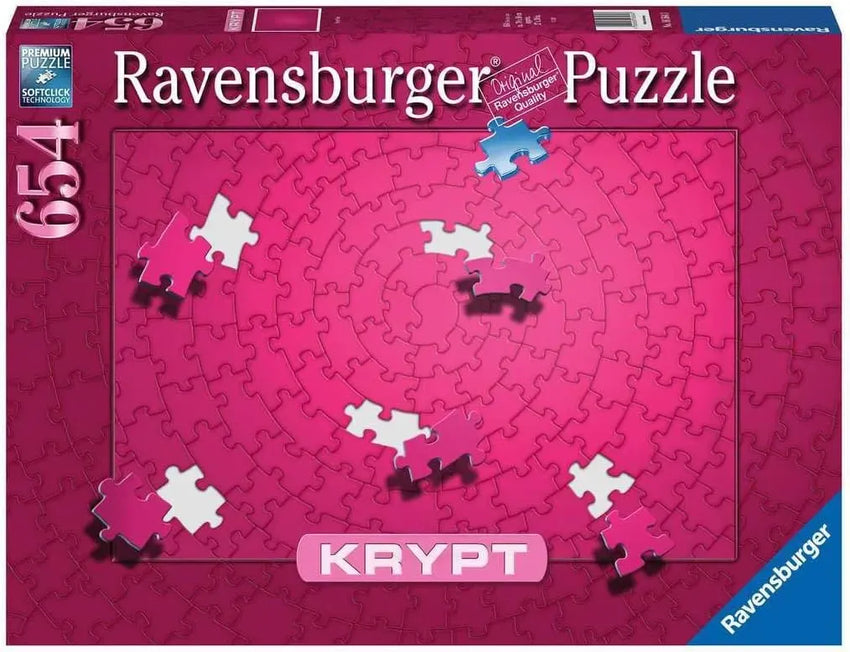Ravensburger Universalios dėlionės Krypt puzzle Pink, 654