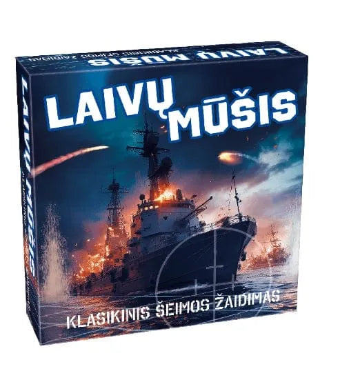 Laivų mūšis-Klasikiniai žaidimai-Brain Games LT