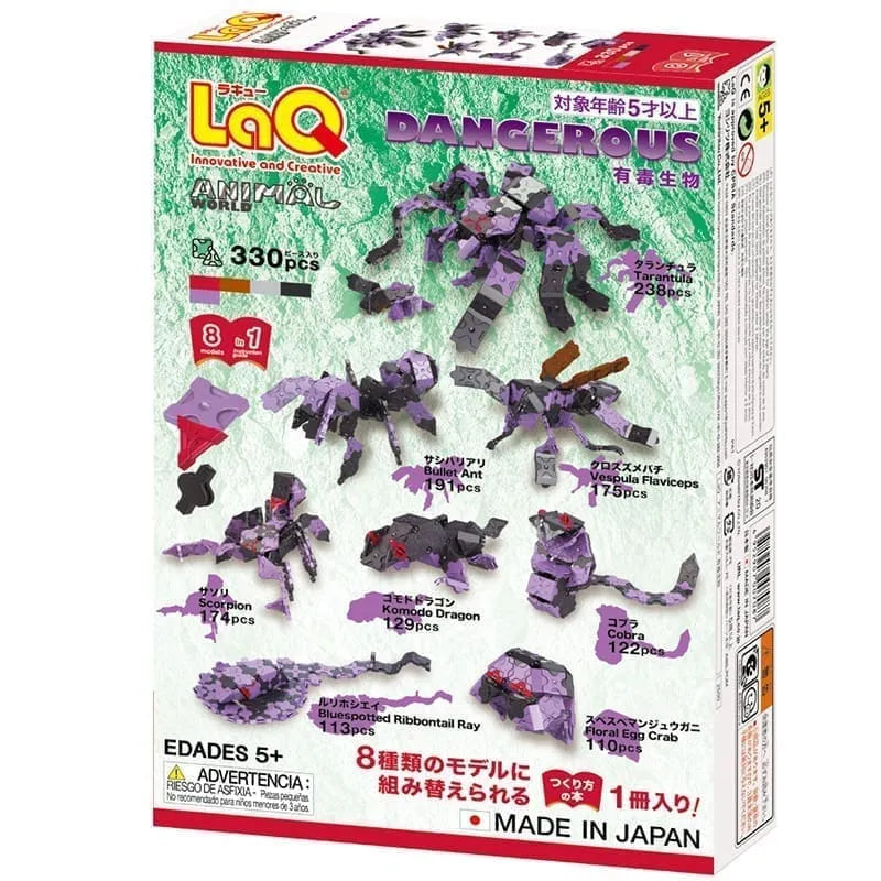 LaQ „Animal World Dangerous”-Konstruktoriai-Brain Games LT