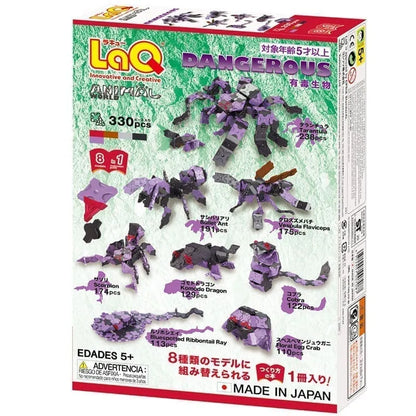 LaQ „Animal World Dangerous”-Konstruktoriai-Brain Games LT