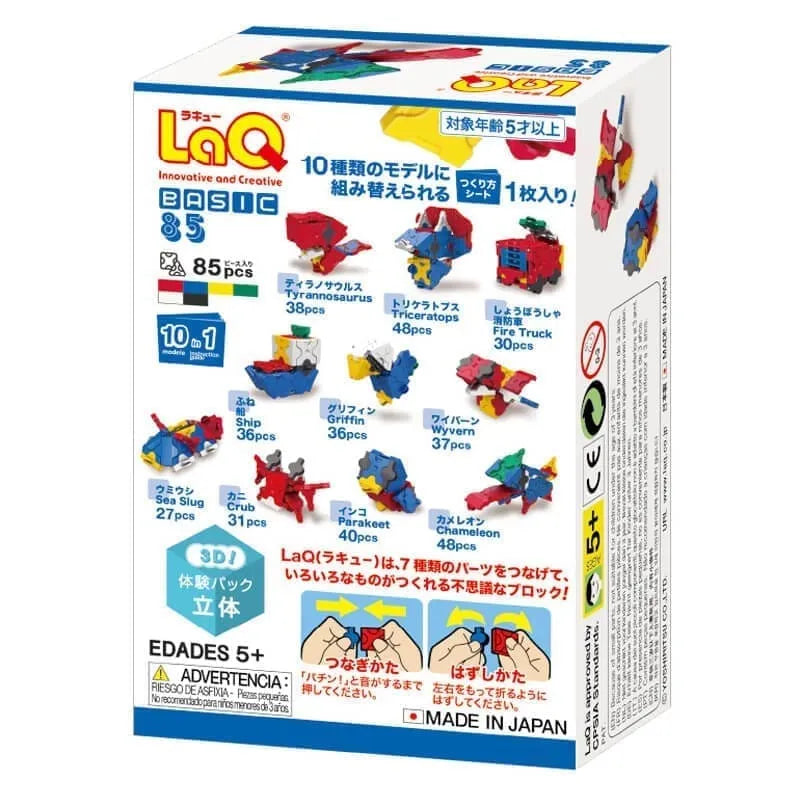 LaQ „Basic 85 3D” Mini-Konstruktoriai-Brain Games LT