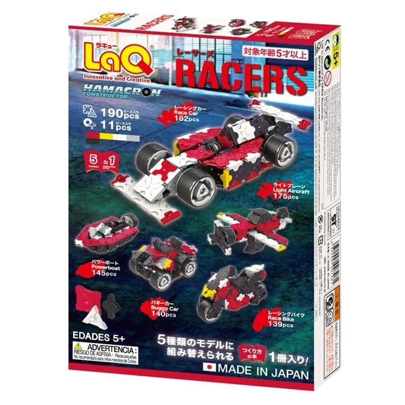 LaQ „Hamacron Constructor Racers”-Konstruktoriai-Brain Games LT