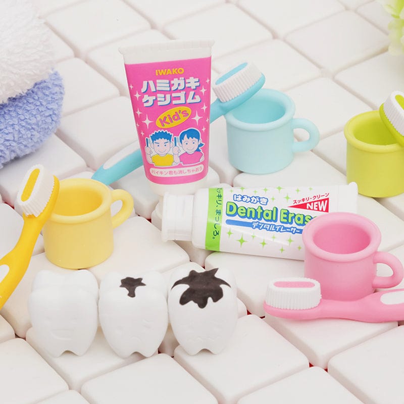 LaQ Kita IWAKO trintukas – dėlionė „Toothbrush and Toothpaste”