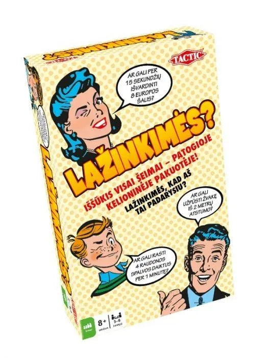Lažinkimės (Kelioninis žaidimas)-Stalo žaidimai-Brain Games LT