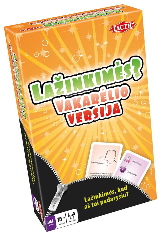 Lažinkimės vakarėlio versija (Kelioninis žaidimas)-Stalo žaidimai-Brain Games LT