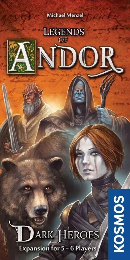 Legends of Andor - Dark Heroes (EN) (Papildymas)-Stalo žaidimai-Brain Games LT