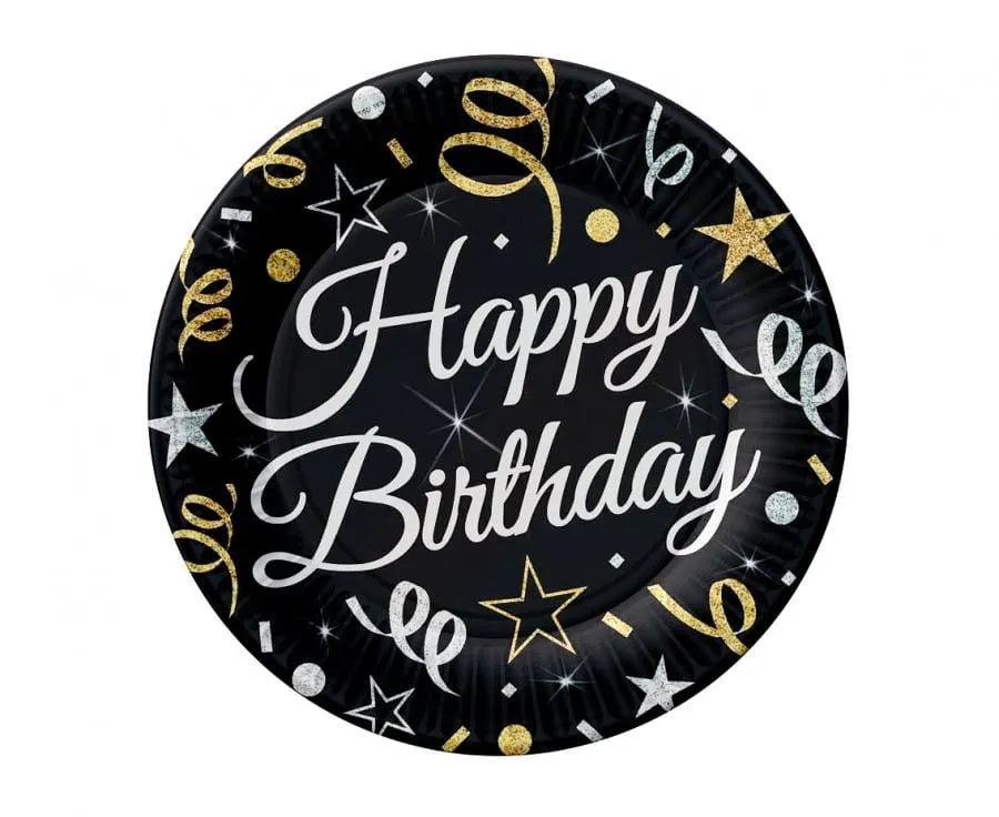 Lėkšštės Happy Birthday, 6 vnt.-Kita-Brain Games LT