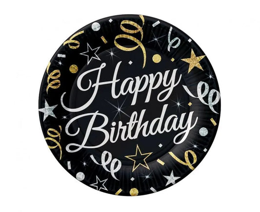 Lėkšštės Happy Birthday, 6 vnt.-Kita-Brain Games LT