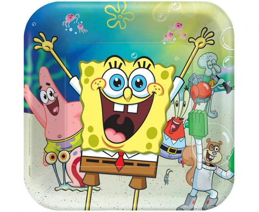 Lėkštės SpongeBob 23x23 cm-Kita-Brain Games LT