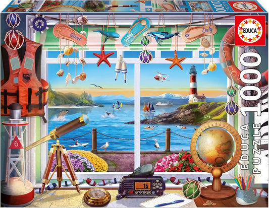 Life in The Harbor, 1000-Universalios dėlionės-Brain Games LT