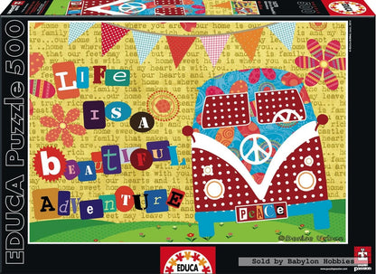 Life is Beautiful, 500-Universalios dėlionės-Brain Games LT