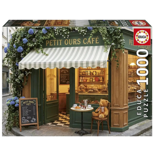Educa Universalios dėlionės Little Bear Café, 1000