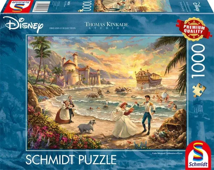 Little Mermaid Celebration of Love, 1000-Universalios dėlionės-Brain Games LT