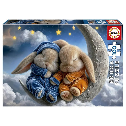 Little Rabbit Dreams, 100-Universalios dėlionės-Brain Games LT