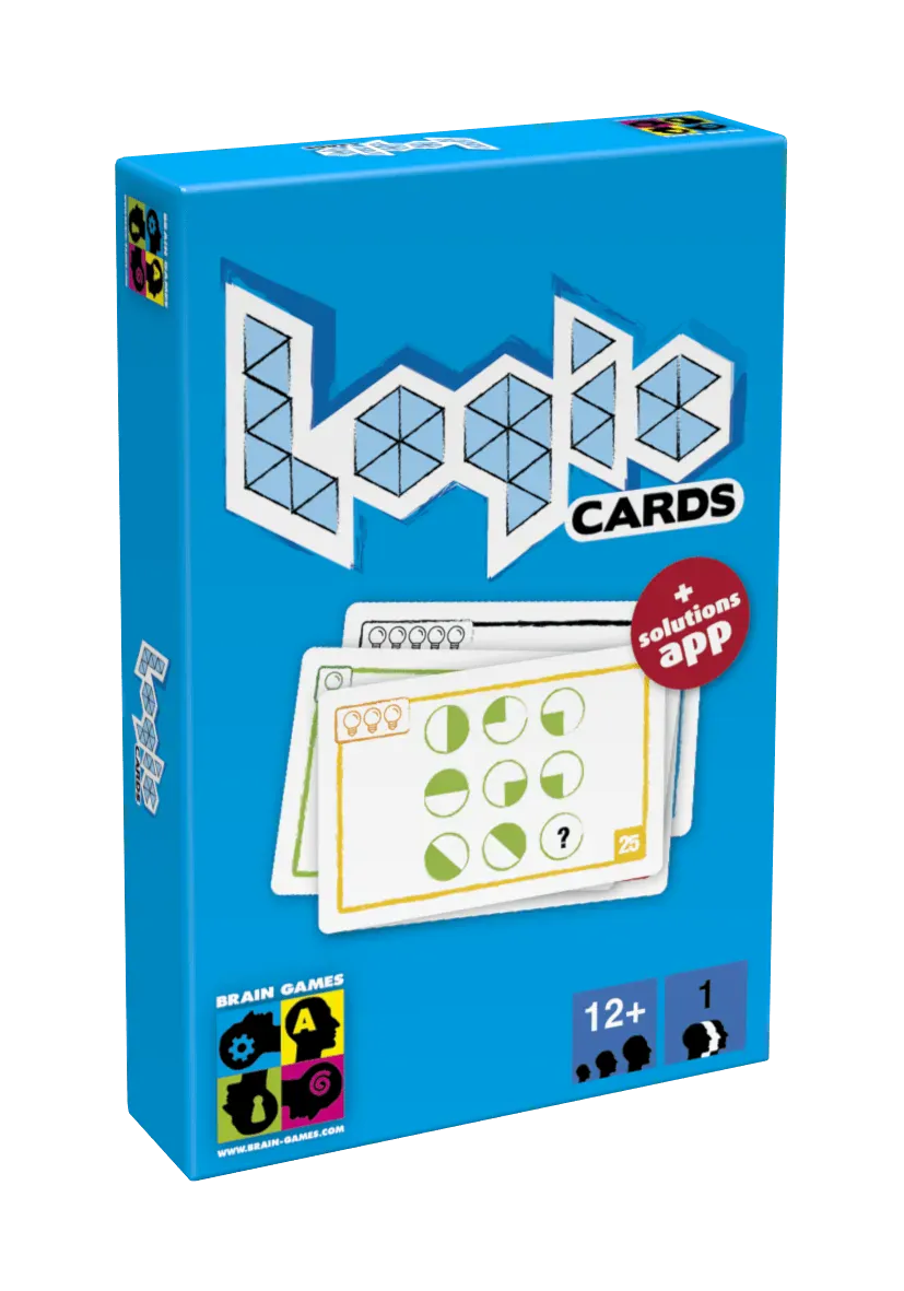 Logic Cards Blue-Loginiai Žaidimai-Brain Games LT