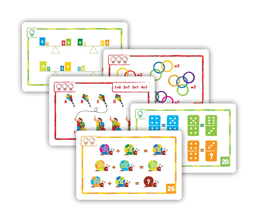 Logic Cards Kids Green-Stalo žaidimai-Brain Games LT