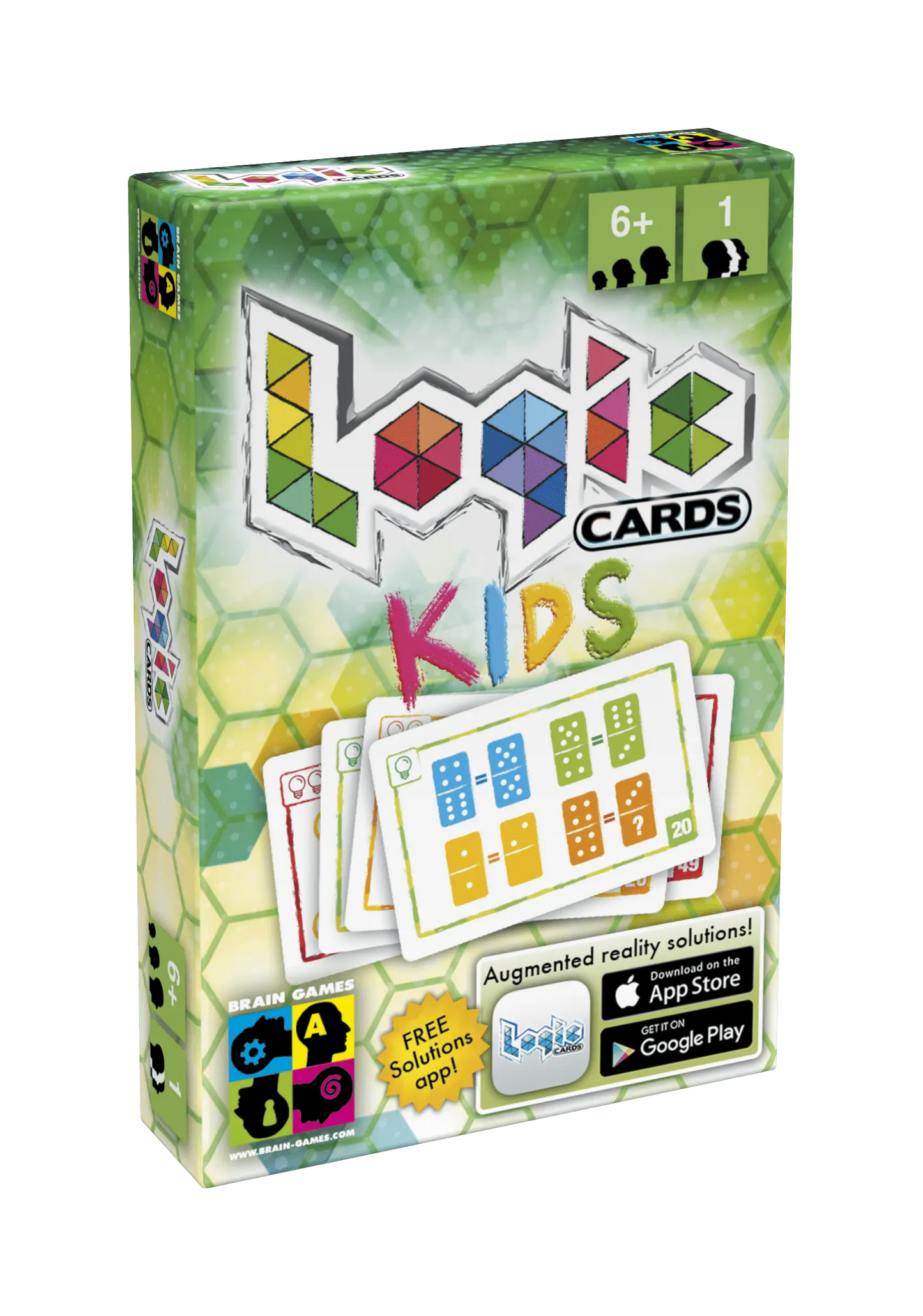 Logic Cards Kids Green-Stalo žaidimai-Brain Games LT