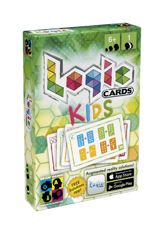 Logic Cards Kids Green-Stalo žaidimai-Brain Games LT