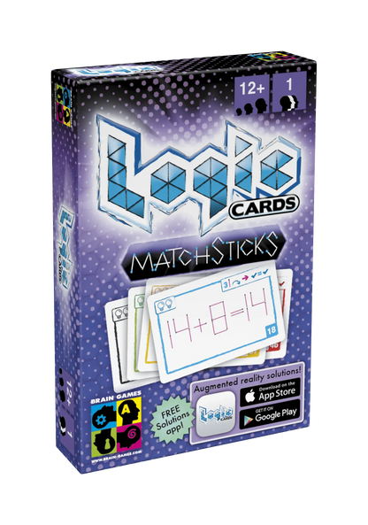 Logic Cards Matchsticks-Stalo žaidimai-Brain Games LT
