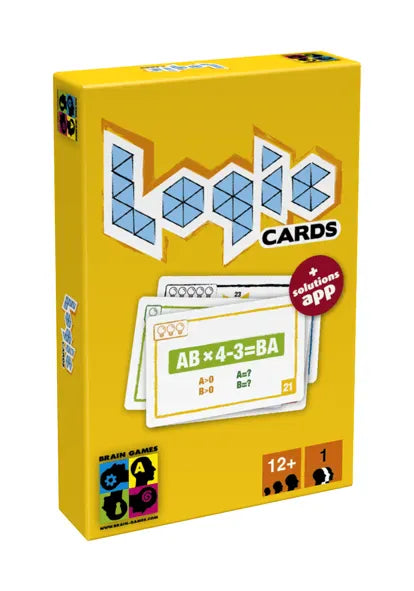Logic Cards Yellow-Loginiai Žaidimai-Brain Games LT